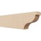 Ekena Millwork 4in. W x 8in. H x 28in. L Garner Woodgrain TimberThane Rafter Tail, Primed Tan RFTUR04X08X28GARRCPR - alternate 1